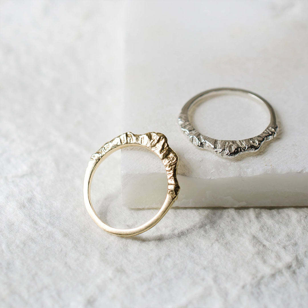 S925 Keep Climbing Mountain Ring