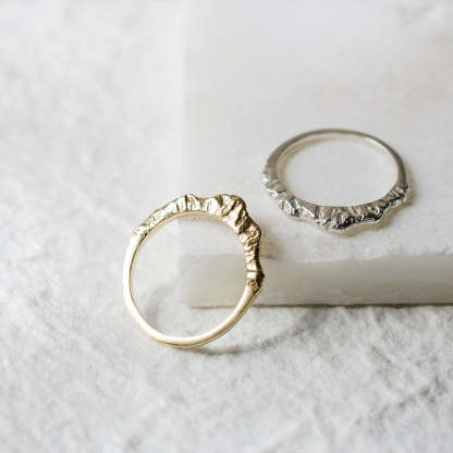 S925 Keep Climbing Mountain Ring