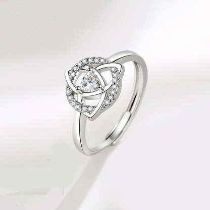 For Love - S925 I Love You Until Infinity Runs Out Celtic Knot Ring