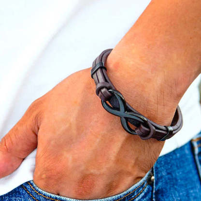 For Son - I Love You until Infinity Runs Out Infinity Bracelets