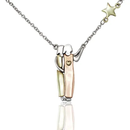 For Bonus Daughter - Always Shine Like The Brightest Star Star Pendant Necklace