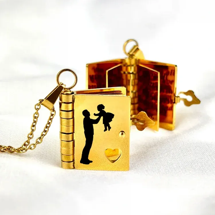 For Daughter - My Star My Daughter Book Necklace