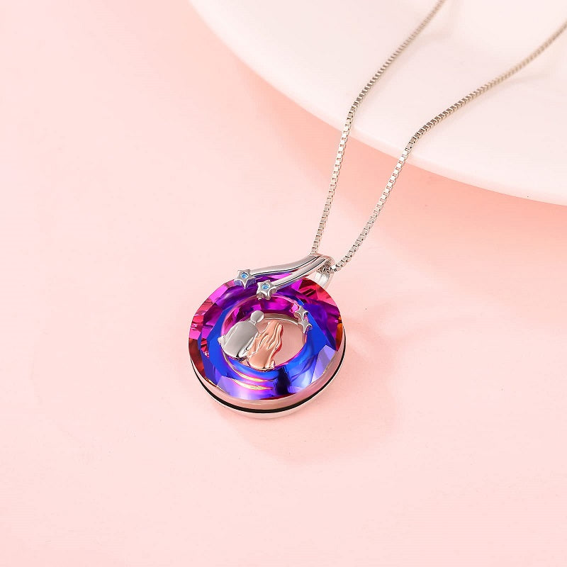 For Love - S925 You are My World Couple Love Star Necklace