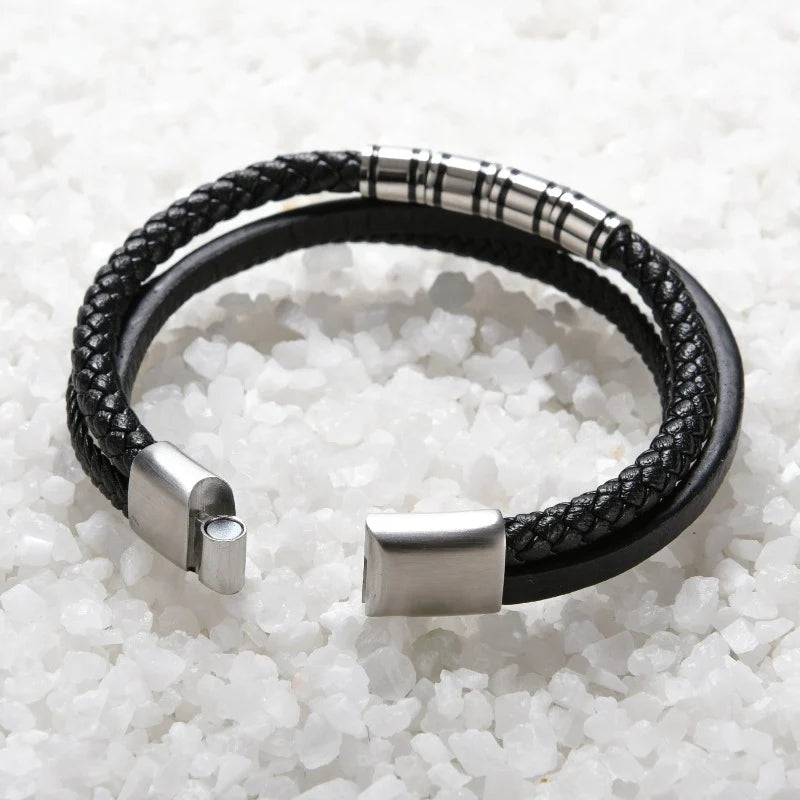 For Grandson - Be Strong, Be Brave, Be You, Be Badass Everyday Bracelet-37bracelet