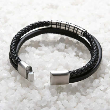 For Grandson - Be Strong, Be Brave, Be You, Be Badass Everyday Bracelet-37bracelet