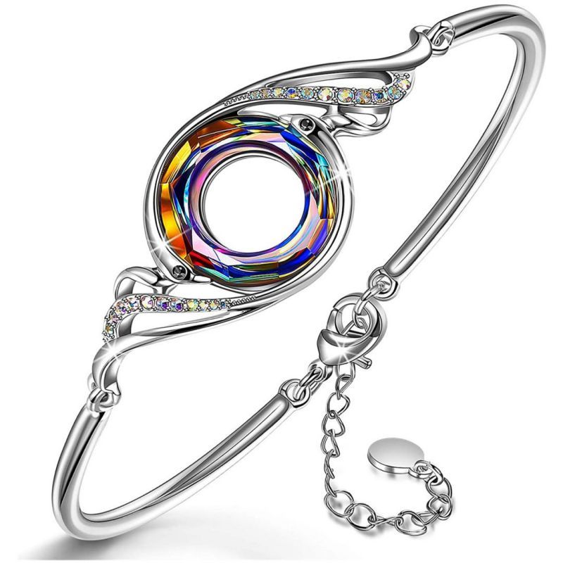 For Friends - We Rise From Ashes Phoenix Crystal Necklace