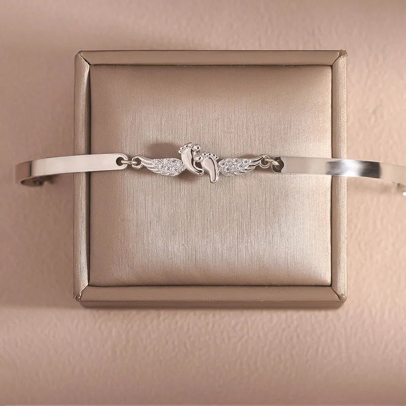 FOR MEMORIAL - MAMA OF AN ANGEL WING BRACELET