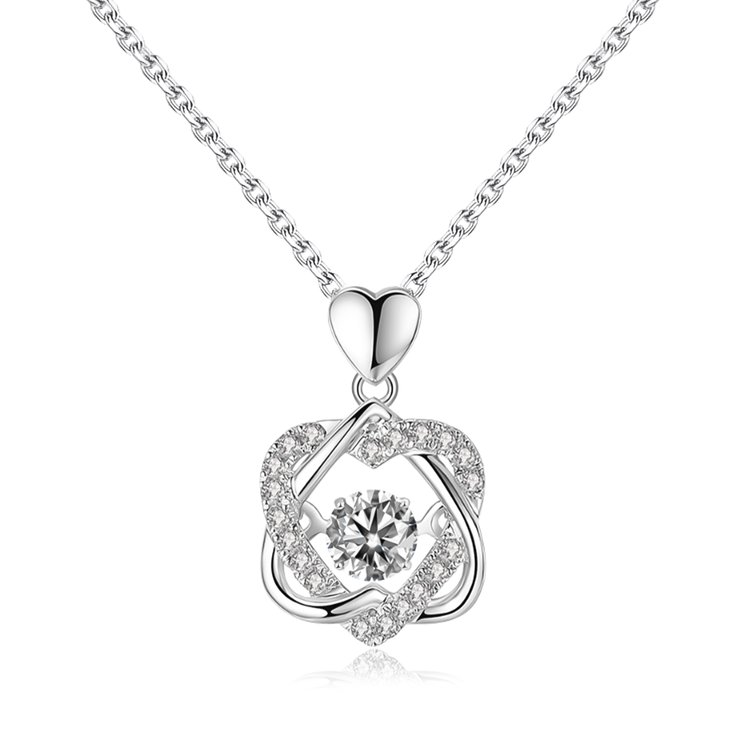 For Daughter-in-law - S925 You are Also My Daughter-in-heart Love Knot Necklace