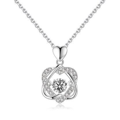 For Daughter-in-law - S925 You are Also My Daughter-in-heart Love Knot Necklace