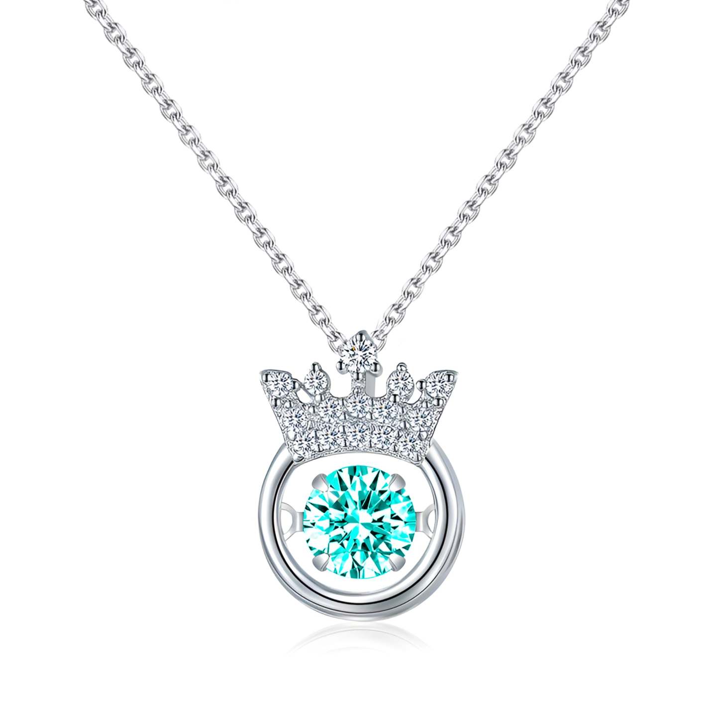 For Friend - Badass Squad Birthstone Crown Necklace