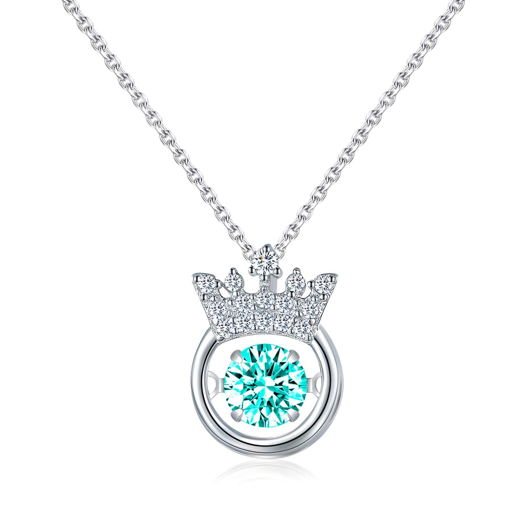 For Friend - Badass Squad Birthstone Crown Necklace