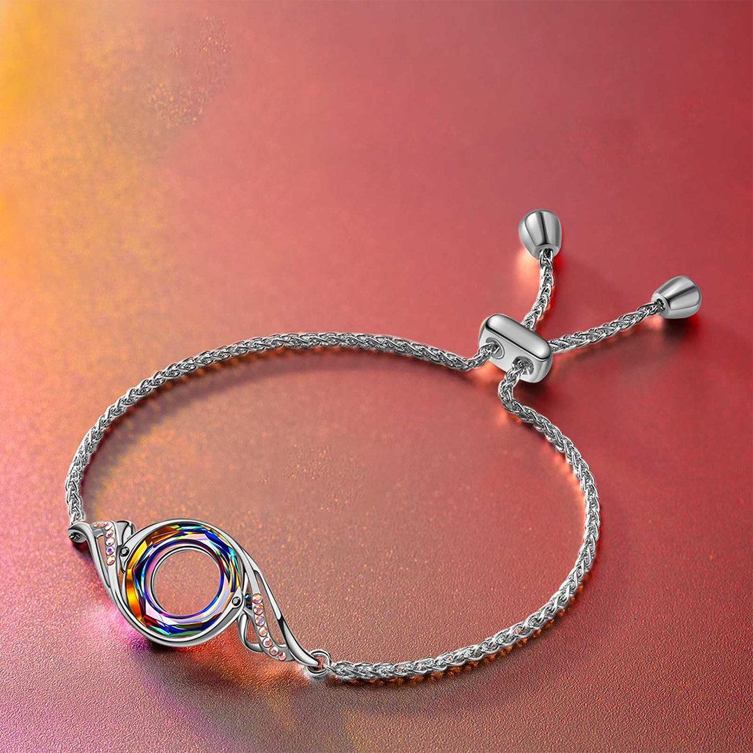 Rise From The Ashes Phoenix Crystal Bracelet