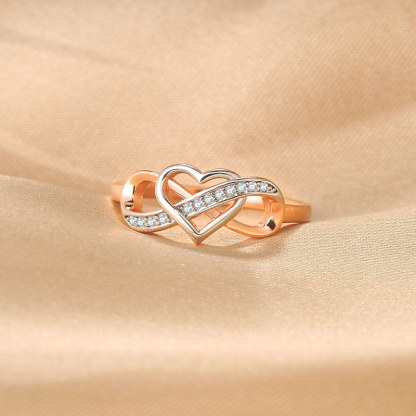 For Daughter-in-Law - You Are Also My Daughter-in-Heart Infinity Heart Ring