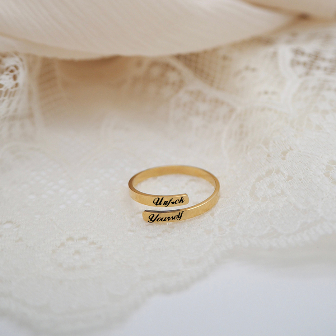 Unf❤️ck Yourself Double Layered Ring