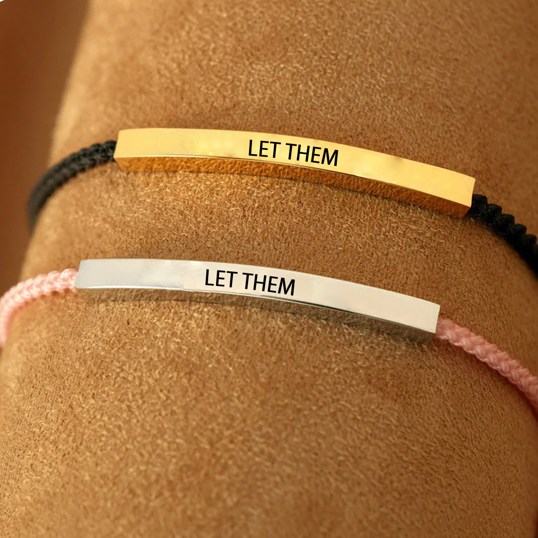 Let Them Tube Bracelet