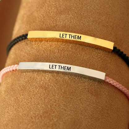 Let Them Tube Bracelet