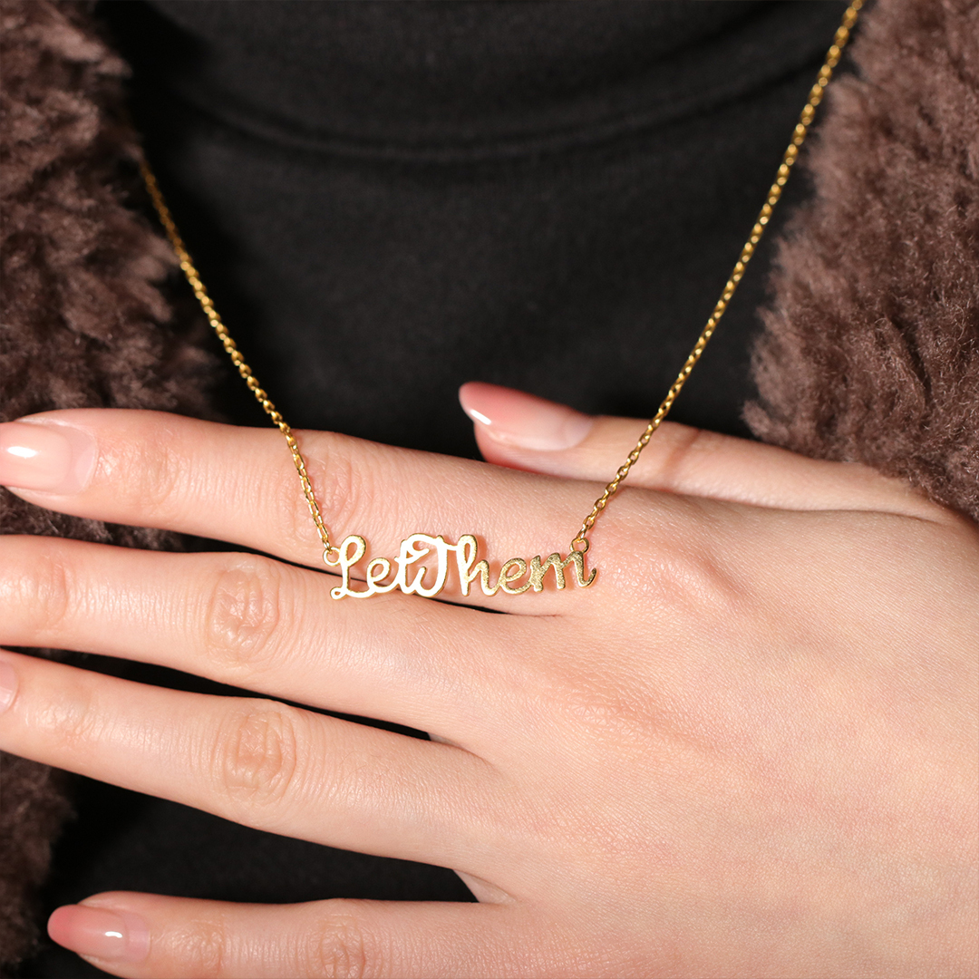 Let Them Cut Necklace