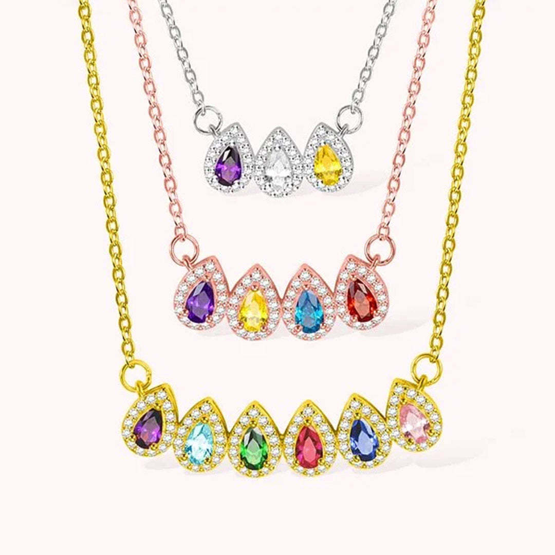 S925 Drop Shape Custom Necklace