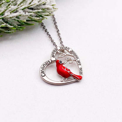 For Memorial - I Am Always With You Cardinals Memorial Necklace