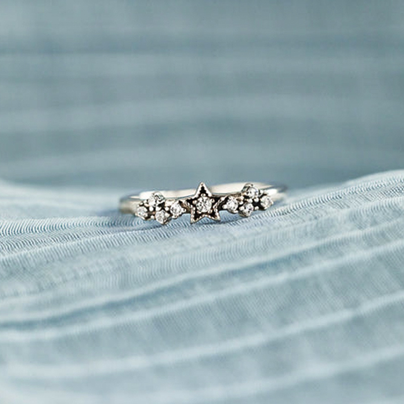 For Daughter - S925 You Were Born To Shine Star Ring