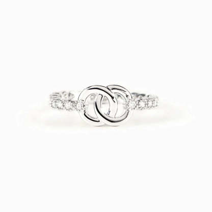 S925 Mother & Daughter interlocking ring