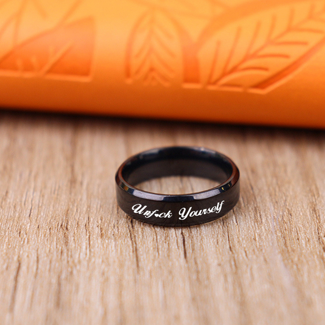 Unfuck Yourself Wide-Band Ring
