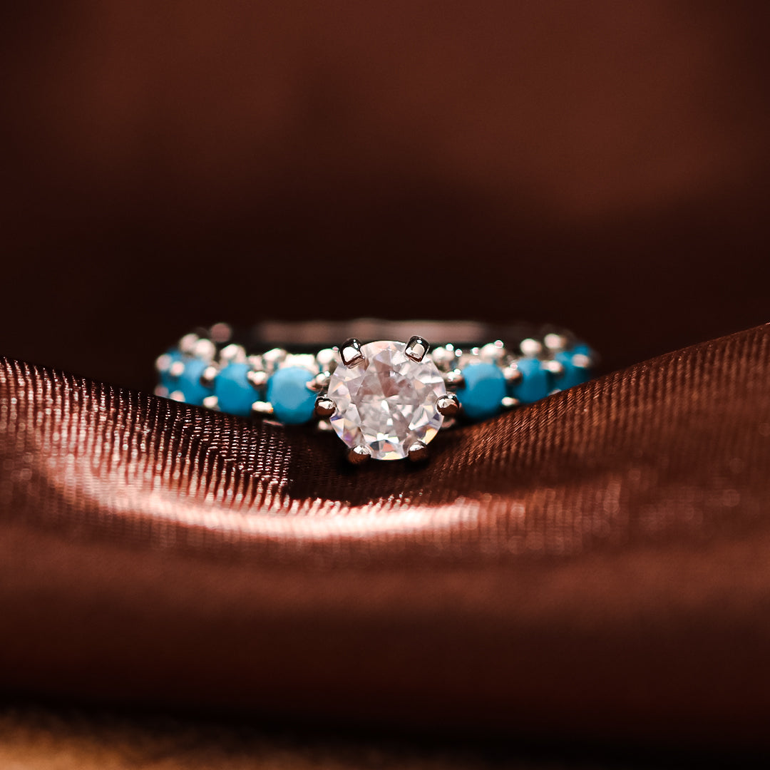 Vintage Turquoise Big Ring