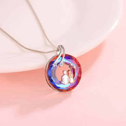 For Love - S925 You are My World Couple Love Star Necklace