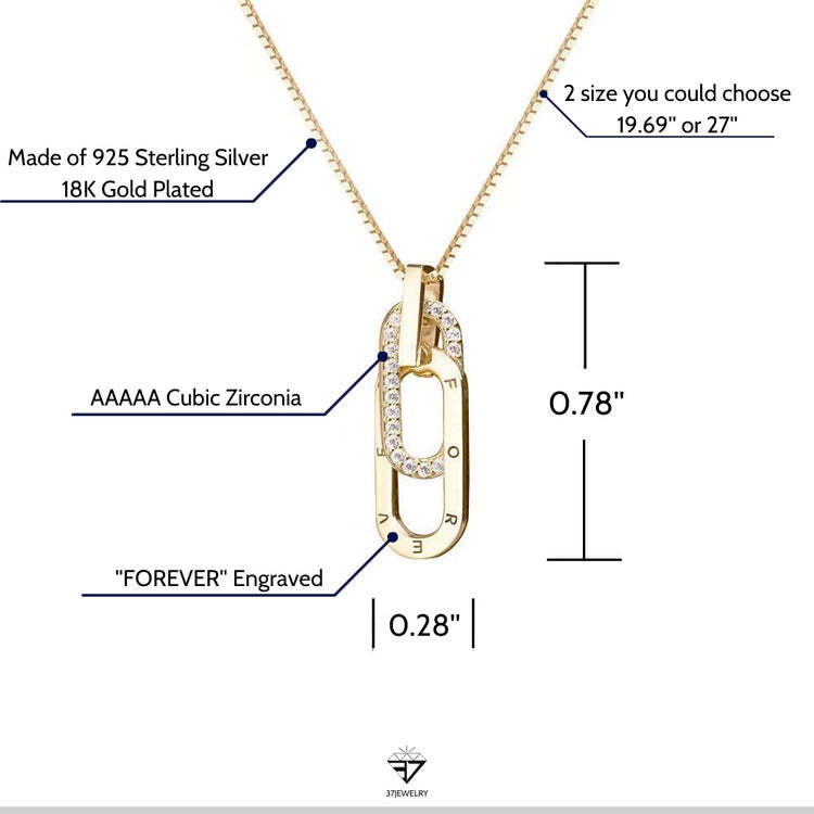 S925 The Love Between Aunt & Niece is Forever Sterling Silver Circle Necklace