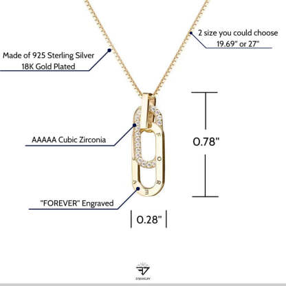 S925 The Love Between Aunt & Niece is Forever Sterling Silver Circle Necklace