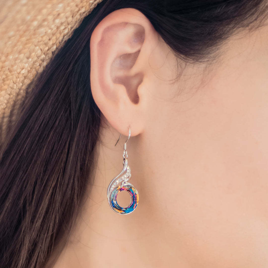 S925 Phoenix Crystal Earrings