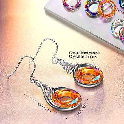 S925 Phoenix Crystal Earrings