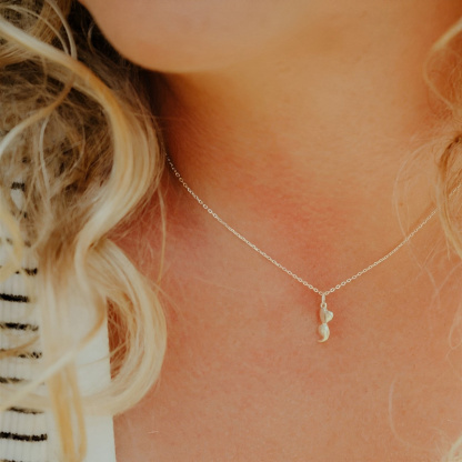 Turn The Page And Begin The Next Chapter Semicolon Card Necklace