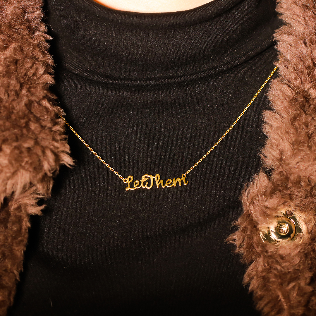 Let Them Cut Necklace