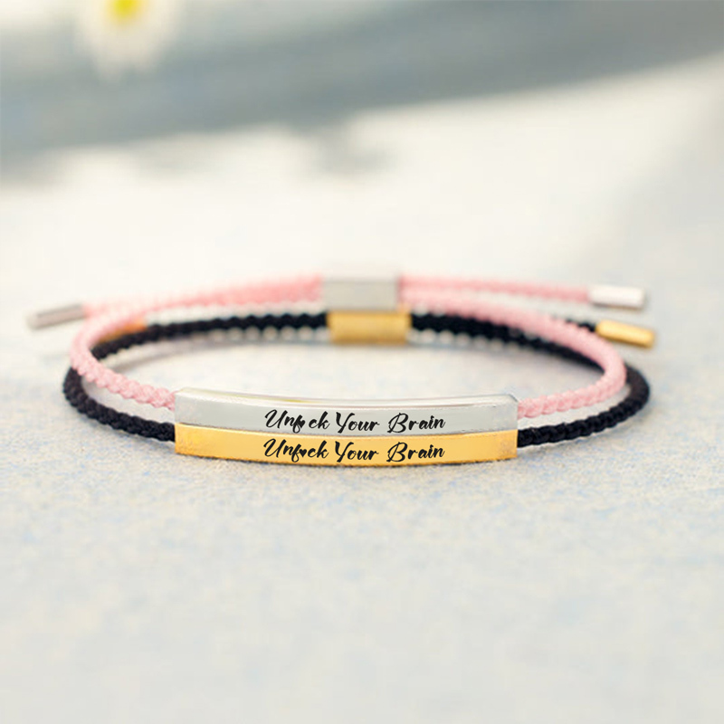 Unf❤ck Your Brain Shoelace Bracelet