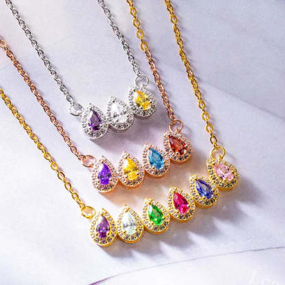 S925 Drop Shape Custom Necklace