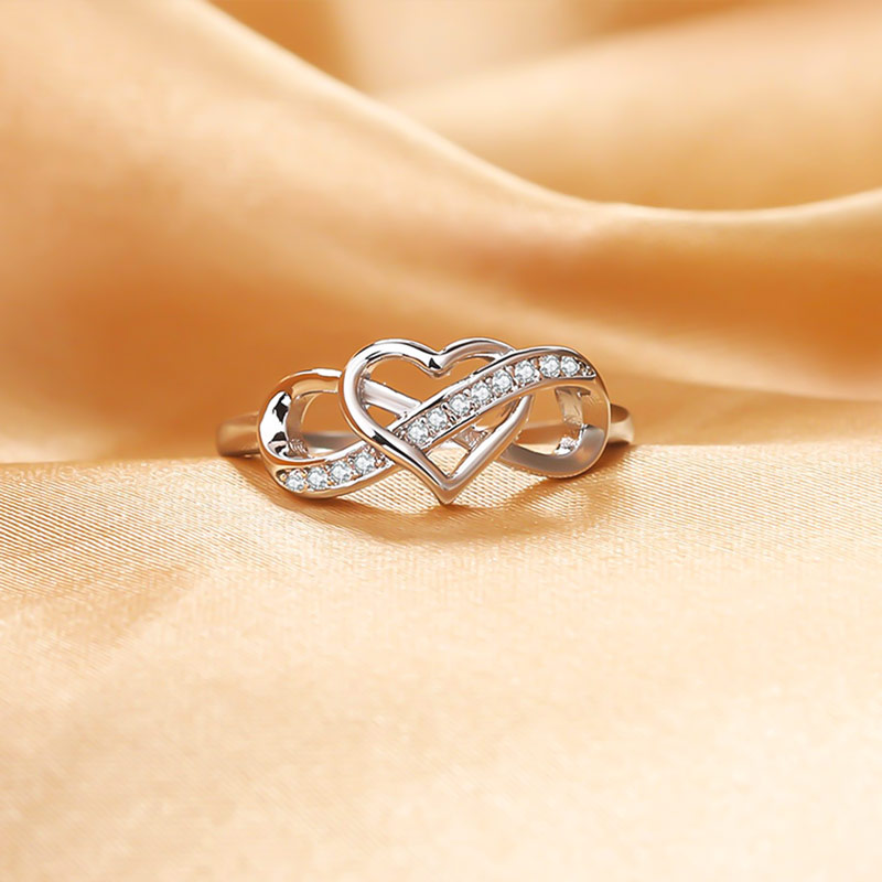 For Daughter-in-Law - You Are Also My Daughter-in-Heart Infinity Heart Ring