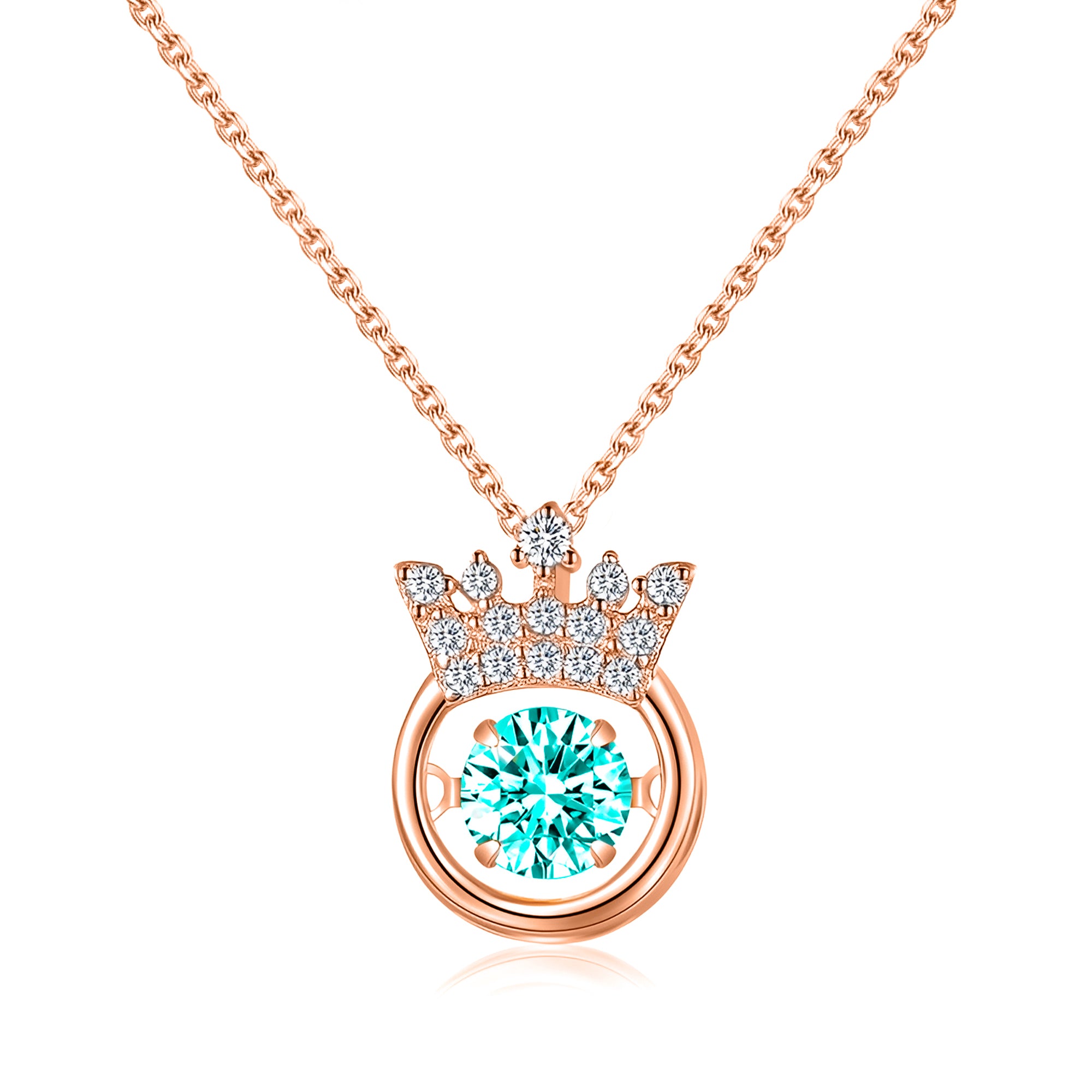 For Friend - Badass Squad Birthstone Crown Necklace
