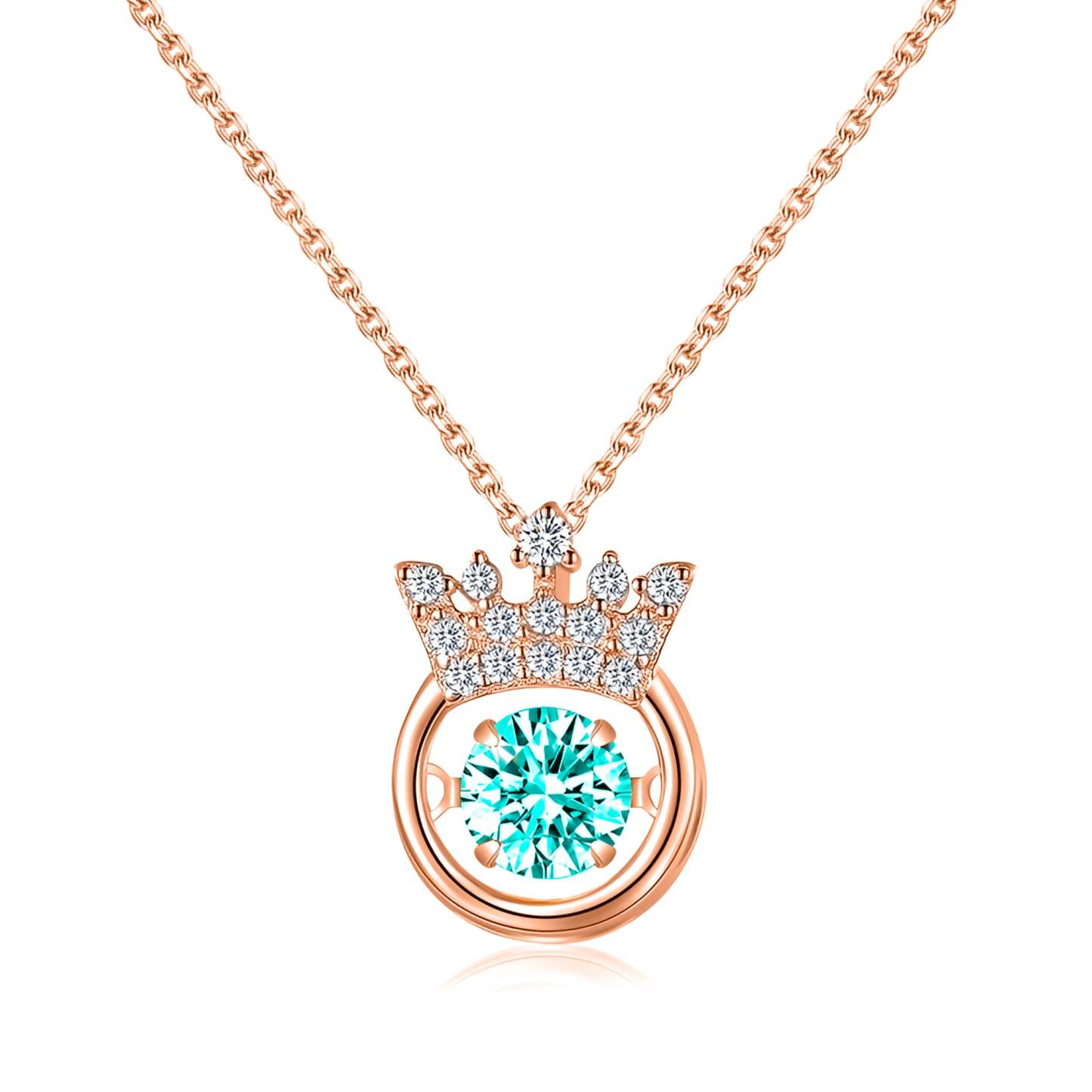 For Friend - Badass Squad Birthstone Crown Necklace