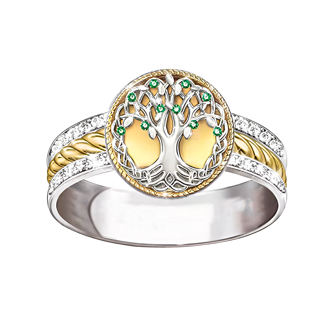 For Mom - S925 Mother is the Family Root Life Tree Ring
