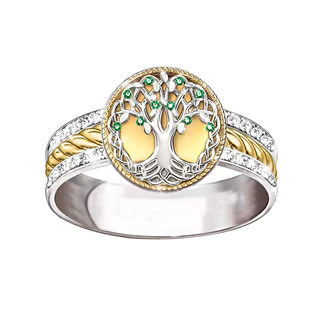 For Mom - S925 Mother is the Family Root Life Tree Ring