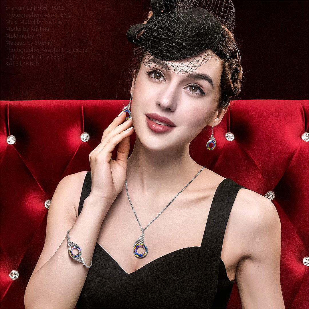 Rise From The Ashes Phoenix Crystal Bracelet