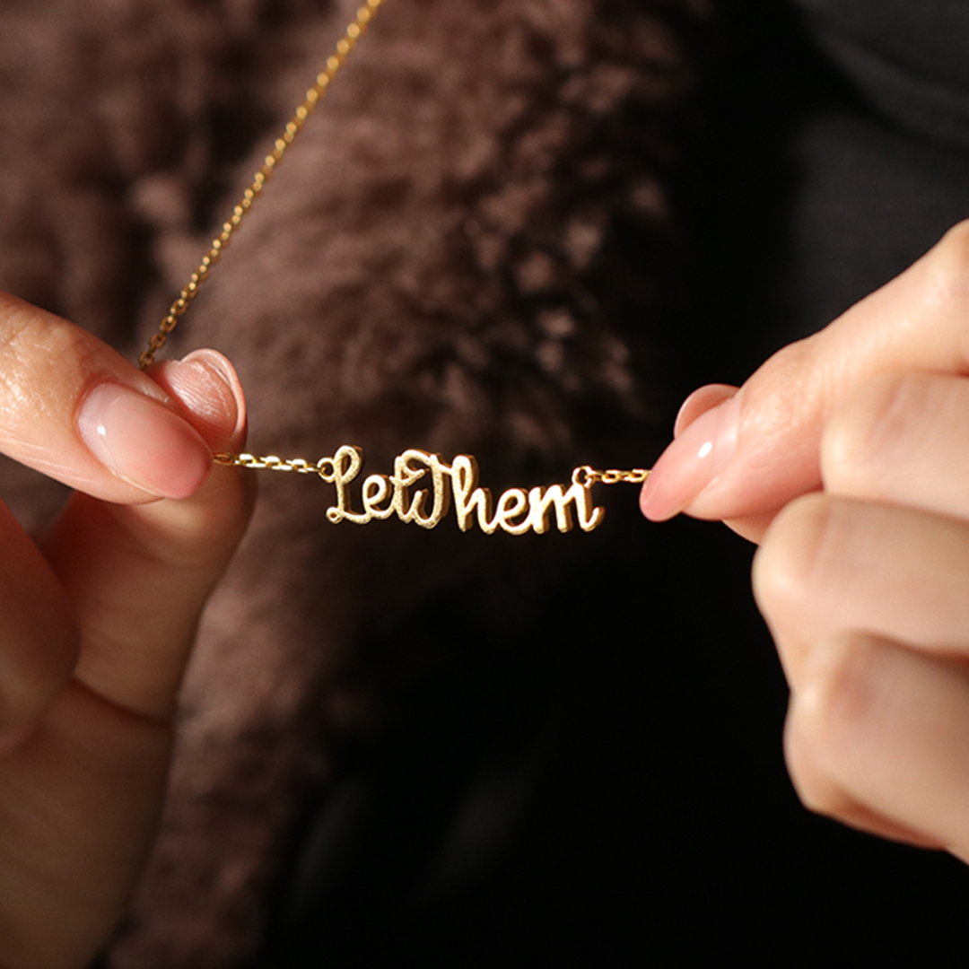 Let Them Cut Necklace