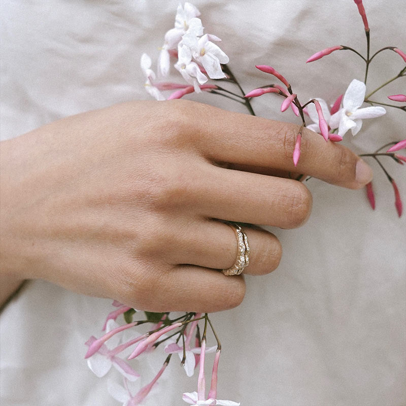 S925 Keep Climbing Mountain Ring