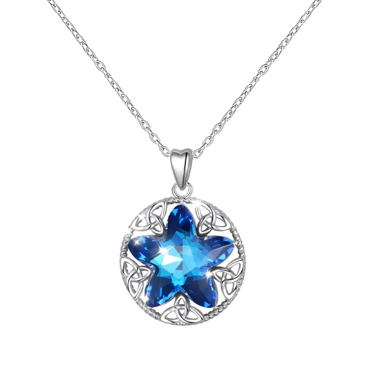 S925 Matching Mother & Daughter Crystal Star Necklace