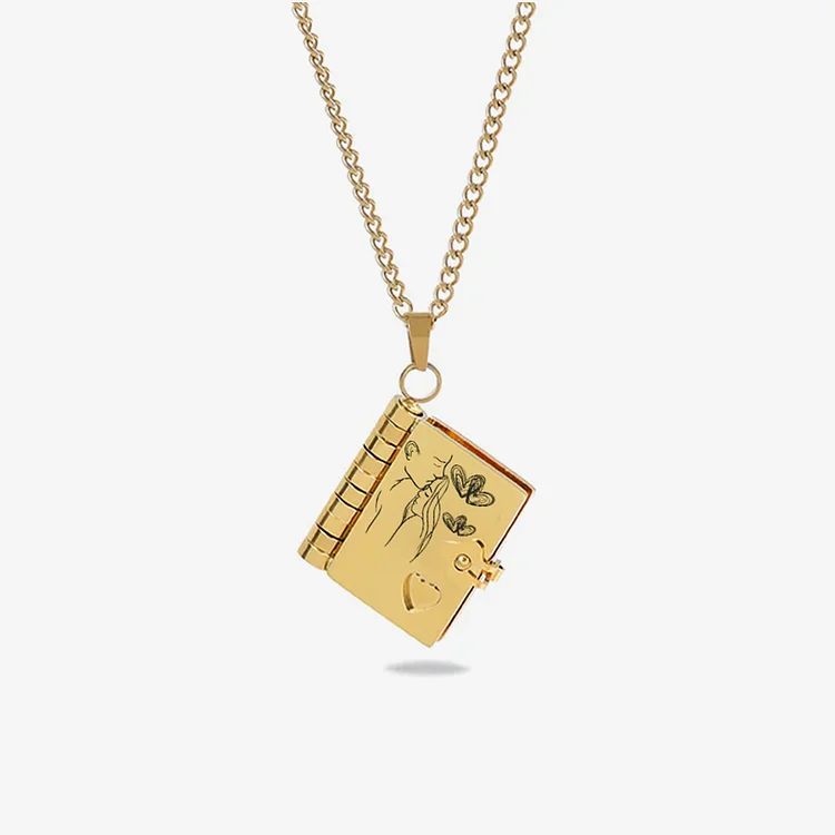 For Love - My Special Girl Book Necklace