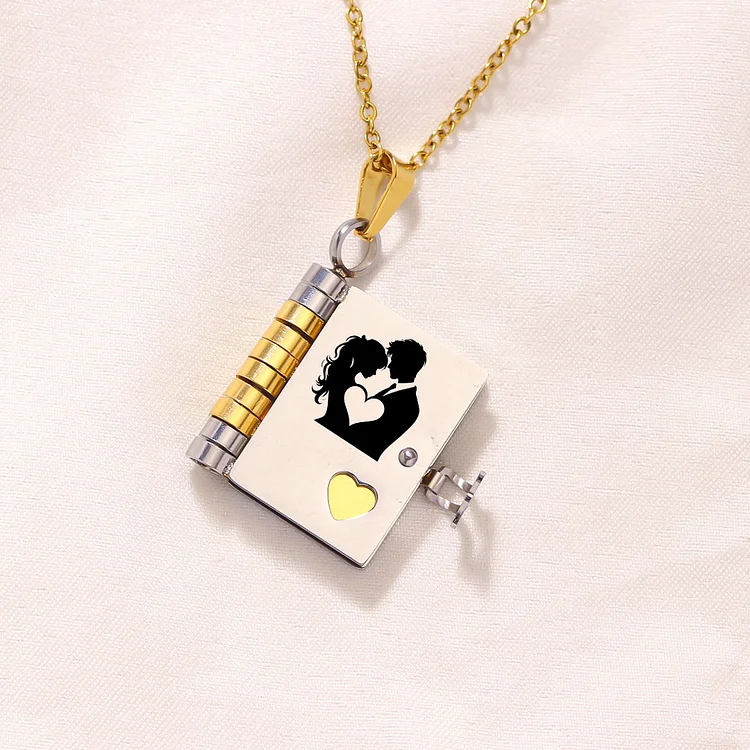 For Love - Remember Whose King You Are Book Necklace