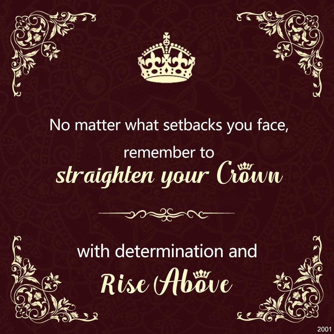 S925 Straighten Your Crown Ring