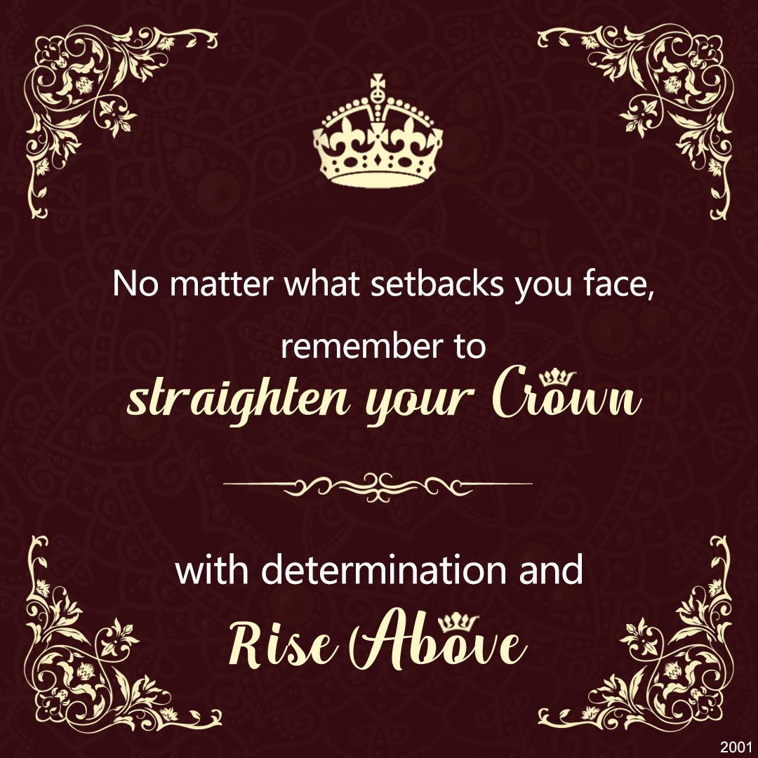S925 Straighten Your Crown Ring