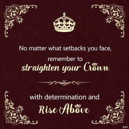 S925 Straighten Your Crown Ring